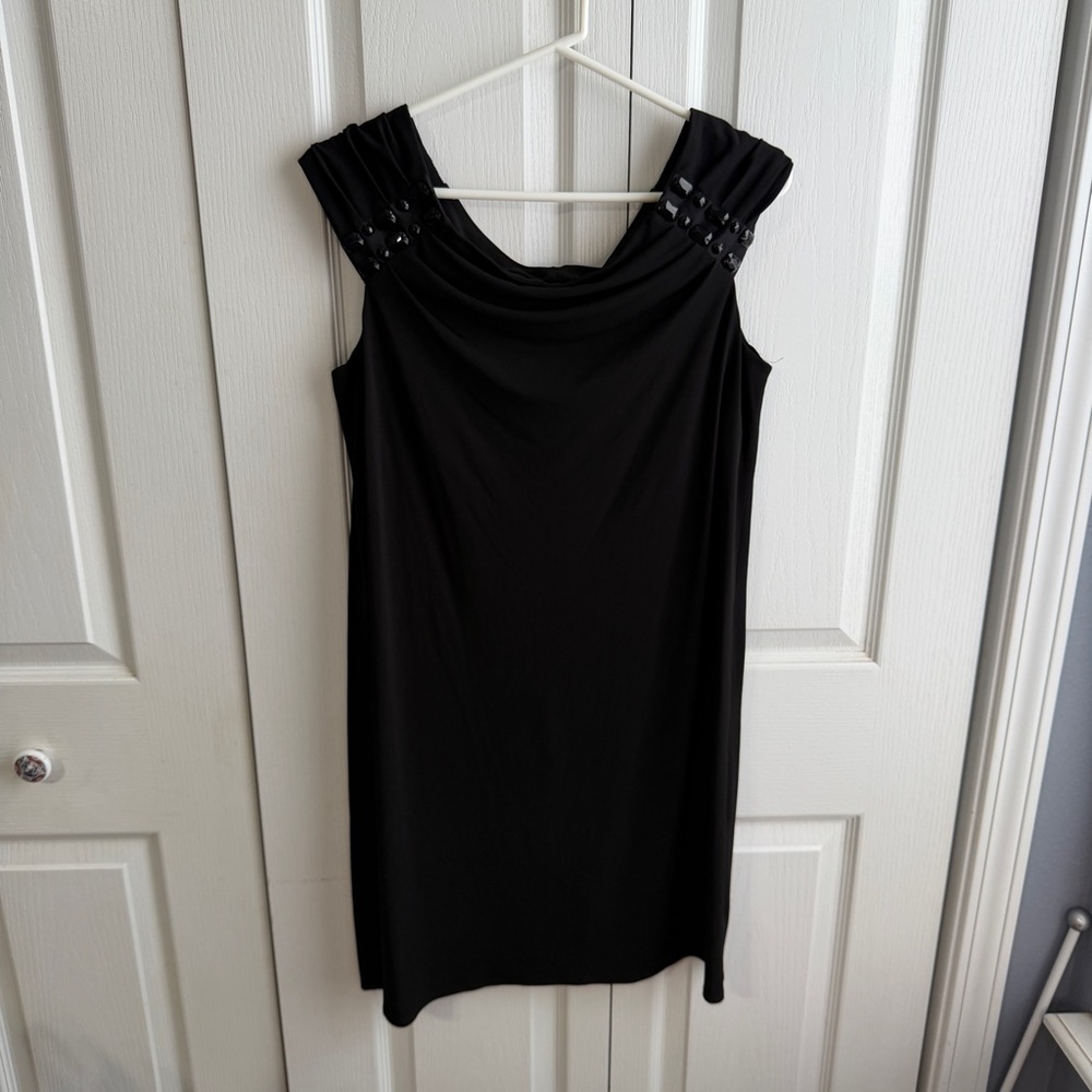 Laundry‎ by Design black stone accent dress size 10